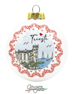 Christmas Ornaments - Cities of Italy: Trieste - 80 mm (3.14") 2