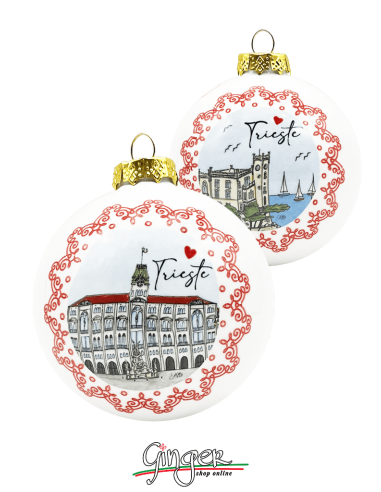 Christmas Ornaments - Cities of Italy: Trieste - 80 mm (3.14")