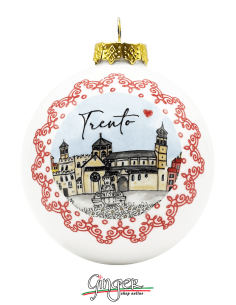 Christmas Ornaments - Cities of Italy: Trento - 80 mm (3.14")