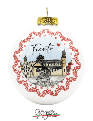 Christmas Ornaments - Cities of Italy: Trento - 80 mm (3.14")