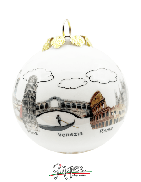 "News" - Christmas Ornaments: Florence color Profile with Red Lily - 3.14 in.