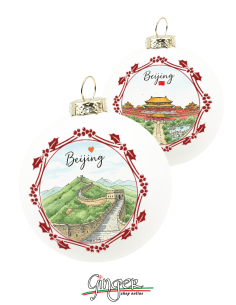 "New" Christmas Ornaments - Cities of  the World: Beijing (China) - 80 mm (3.14")