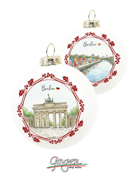"New" Christmas Ornaments - Cities of  the World: Berlin (Germany) - 80 mm (3.14")