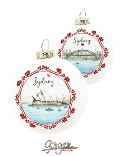 "New" Christmas Ornaments - Cities of  the World: Sydney (Australia) - 80 mm (3.14")