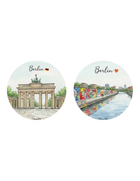 "Novità" Addobbi Palla di Natale - Città del Mondo: Berlino - 80 mm