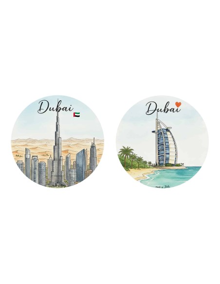 "Novità" Addobbi Palla di Natale - Città del Mondo: Dubai - 80 mm