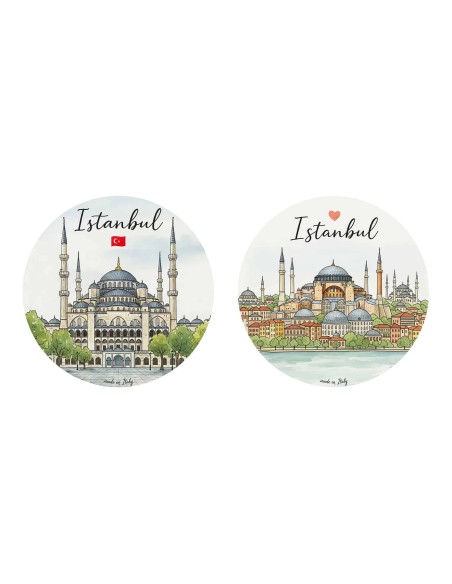 "New" Christmas Ornaments - Cities of  the World: Istanbul (Türkiye) - 80 mm (3.14")
