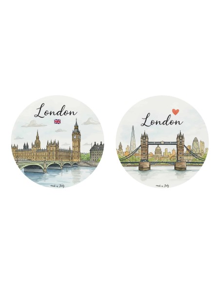"Novità" Addobbi Palla di Natale - Città del Mondo: Londra - 80 mm