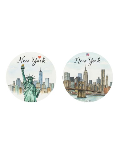 "Novità" Addobbi Palla di Natale - Città del Mondo: New York - 80 mm