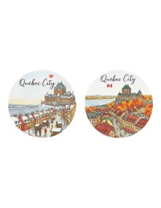 "New" Christmas Ornaments - Cities of  the World: Quebec (Canada) - 80 mm (3.14") 2
