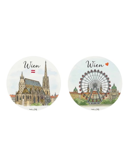"Novità" Addobbi Palla di Natale - Città del Mondo: Vienna - 80 mm