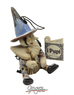 "i Pupi" Unique and collectible pieces: Italian Masks - 7 cm (2.76") - Pinocchio (rare item)