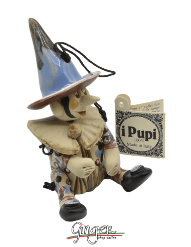 "i Pupi" Unique and collectible pieces: Italian Masks - 7 cm (2.76") - Pinocchio (rare item)