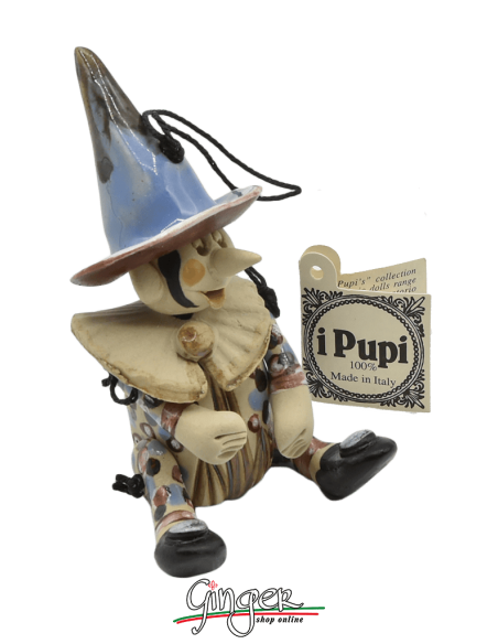 "i Pupi" Unique and collectible pieces: Italian Masks - 7 cm (2.76") - Pinocchio (rare item)