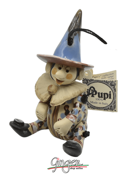 "i Pupi" Unique and collectible pieces: Italian Masks - 7 cm (2.76") - Pinocchio (rare item)