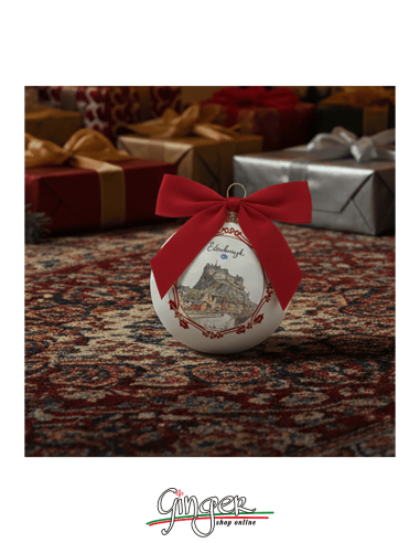 "New" Christmas Ornaments - Cities of  the World: Edinburgh (Scotland) - 80 mm (3.14")