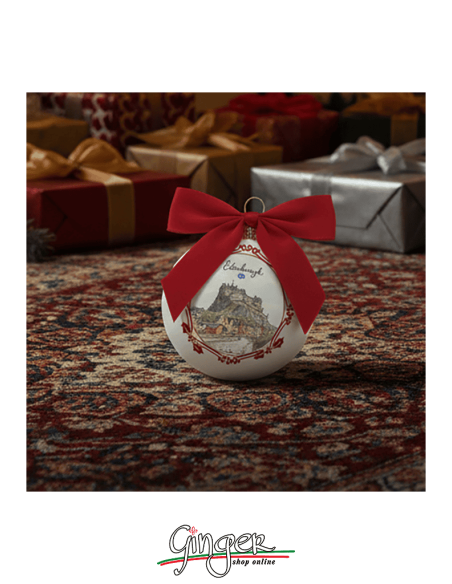 "New" Christmas Ornaments - Cities of  the World: Edinburgh (Scotland) - 80 mm (3.14")