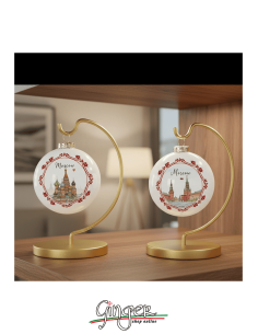 "New" Christmas Ornaments - Cities of  the World: Moscow (Russia) - 80 mm (3.14") 2