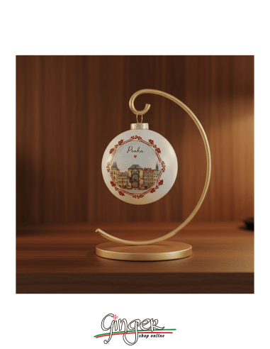 "New" Christmas Ornaments - Cities of  the World: Prague (Czech Republic) - 80 mm (3.14")