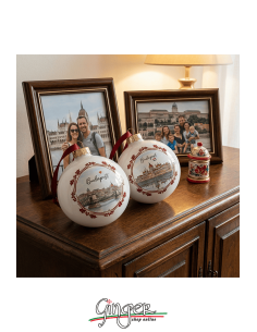"New" Christmas Ornaments - Cities of  the World: Budapest (Hungary) - 80 mm (3.14") 2