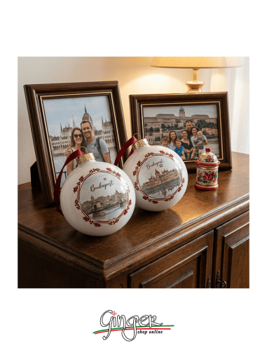 "New" Christmas Ornaments - Cities of  the World: Budapest (Hungary) - 80 mm (3.14")