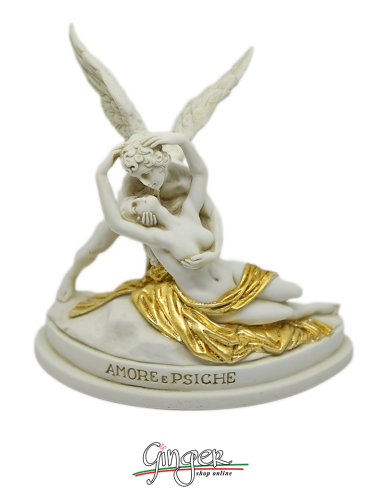 Antonio Canova - Cupid and Psyche 5.11 in. (13 cm) - with the golden cloth
