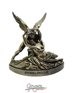 A. Canova - Cupid and Psyche 13 cm - Colored Copper Lux 2
