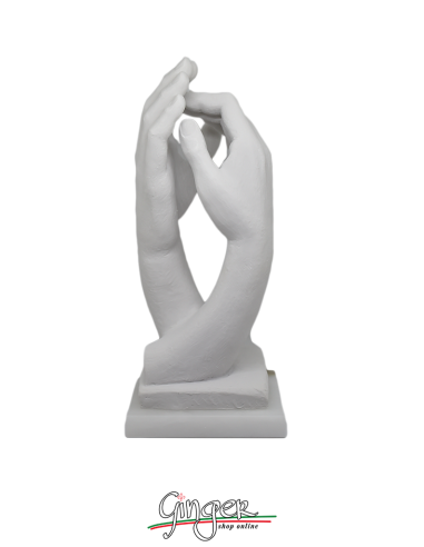 Auguste Rodin - the Cathedral 12.99 in. (33 cm) or 14.56 in. (37 cm)