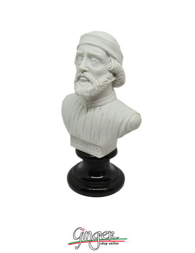 Donatello - bust 5.9 in. (15 cm) white or aged