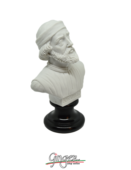 Donatello - busto 15 cm bianco o patinato