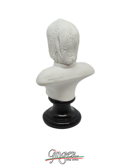 Giotto - busto 15 cm bianco o patinato