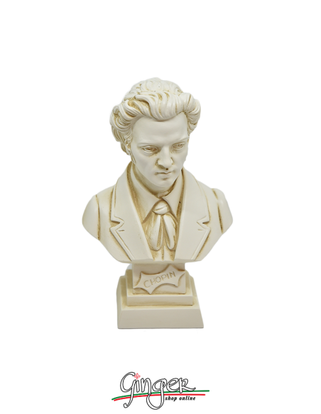 Musicisti Compositori - Fryderyk Chopin - busto patinato 11 cm