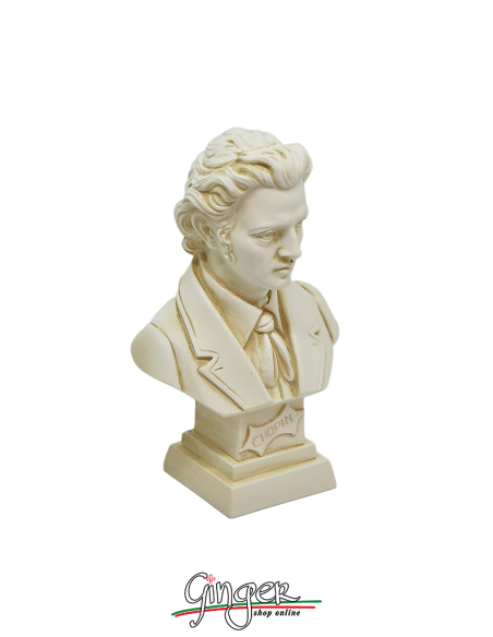 Musicisti Compositori - Fryderyk Chopin - busto patinato 11 cm