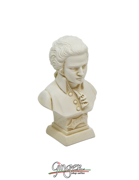 Musicisti Compositori - Wolfgang Amadeus Mozart - busto patinato 11 cm