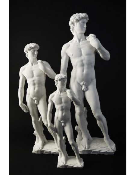 Michelangelo' s David - 5.9 in. (15 cm), 7.8 in. (20 cm) or 9.8 in. (25 cm)