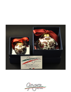 Palla di Natale - Cachemire Rosso 45 o 80 mm 2