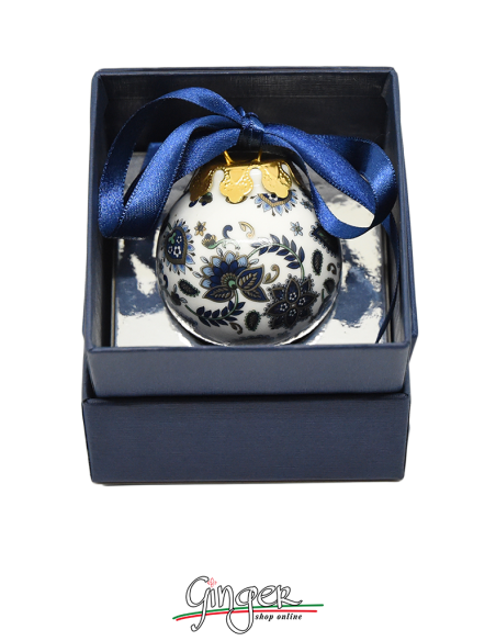 Palla di Natale - Cachemire Blu 45 o 80 mm
