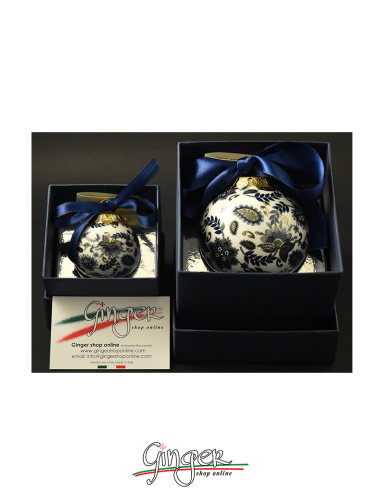 Palla di Natale - Cachemire Blu 45 o 80 mm