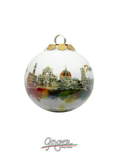 Palla di Natale - Flying Paint: Firenze - 45 o 80 mm