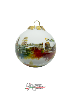 Palla di Natale - Flying Paint: Italia - 45 o 80 mm