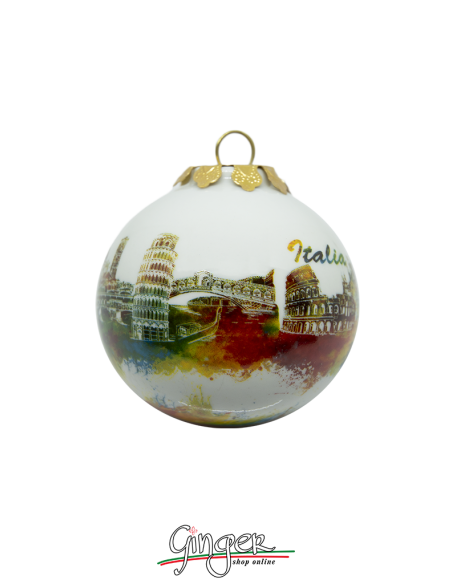 Palla di Natale - Flying Paint: Italia - 45 o 80 mm