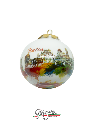 Palla di Natale - Flying Paint: Italia - 45 o 80 mm