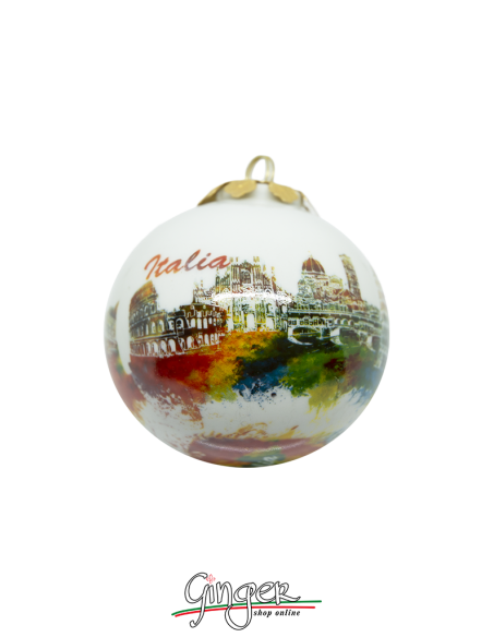 Palla di Natale - Flying Paint: Italia - 45 o 80 mm