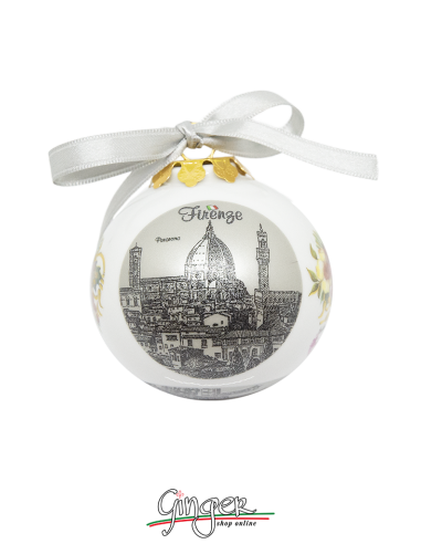 Palla di Natale - Firenze Duomo Argento 45 o 80 mm