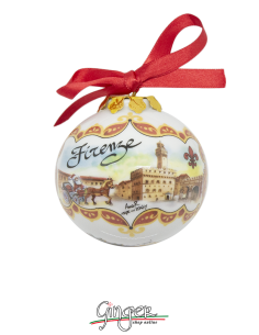 Palla di Natale - Firenze Panorama e Ponte Vecchio 45 o 80 mm 2