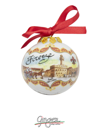 Palla di Natale - Firenze Panorama e Ponte Vecchio 45 o 80 mm