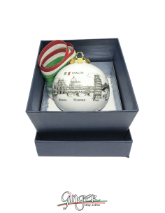 Porcelain Christmas decoration - Cities of Italy: skyline 2