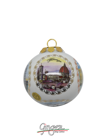 Palla di Natale - Firenze 5 Vedute 80 mm