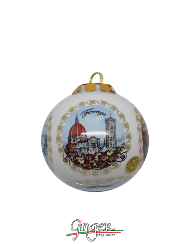Palla di Natale - Firenze 5 Vedute 80 mm