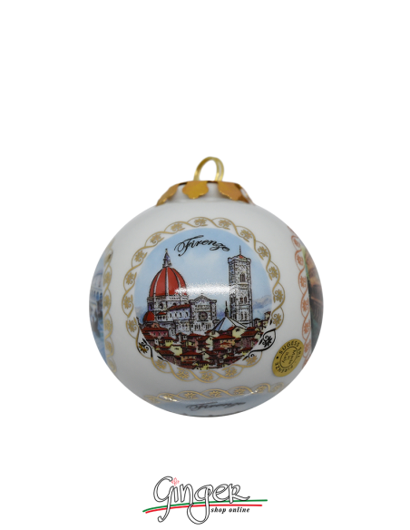 Palla di Natale - Firenze 5 Vedute 80 mm